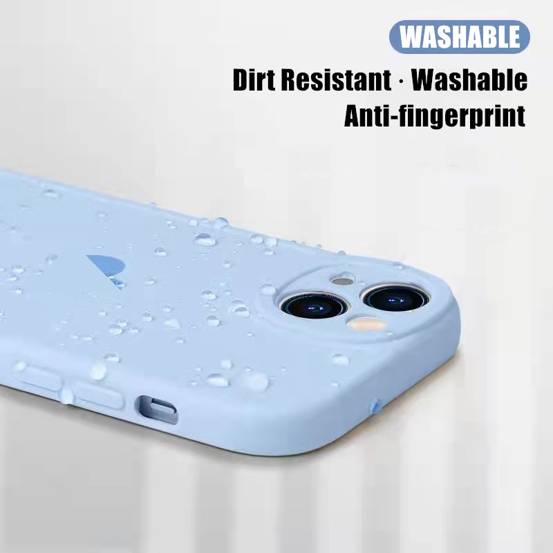 Ốp Điện Thoại Silicon Mềm Bảo Vệ Camera Chống Sốc Cho iPhone 13 12 11 Pro Max XS Max XR X 7 8 Plus 13Pro 12 Pro Max