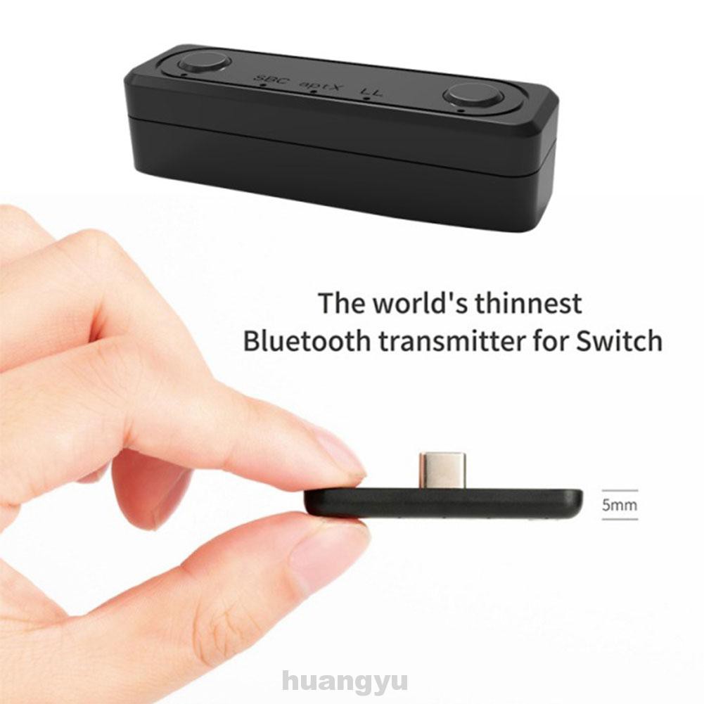 Audio Transmitter Wireless Portable PC Ultrathin USB Type C Bluetooth 5.0 Low Latency Fast Pairing For Switch Lite