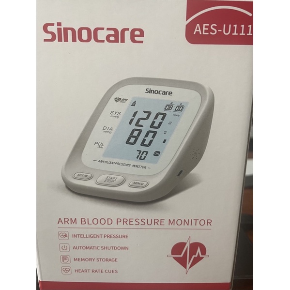Máy đo huyết áp bắp tay tự động Sinocare U111