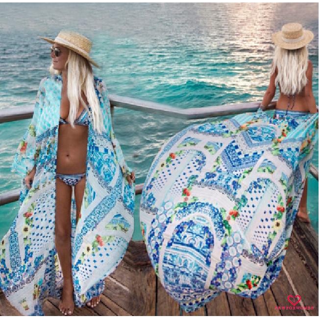 Áo choàng voan mặc ngoài bikini đi biển thời trang cho nữ | BigBuy360 - bigbuy360.vn