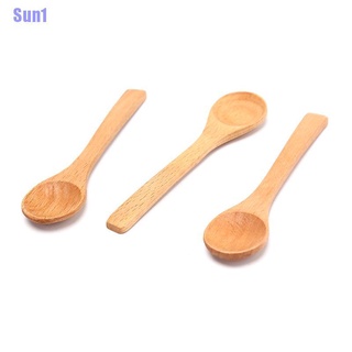 1 Muỗng Gỗ Tre Tròn Uống Trà Cà Phê