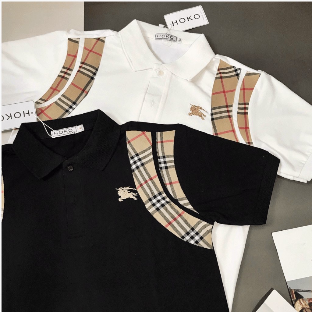 Áo Thun Nam Ngắn Tay cổ trụ cực chất , form chuẩn cho các ae hk