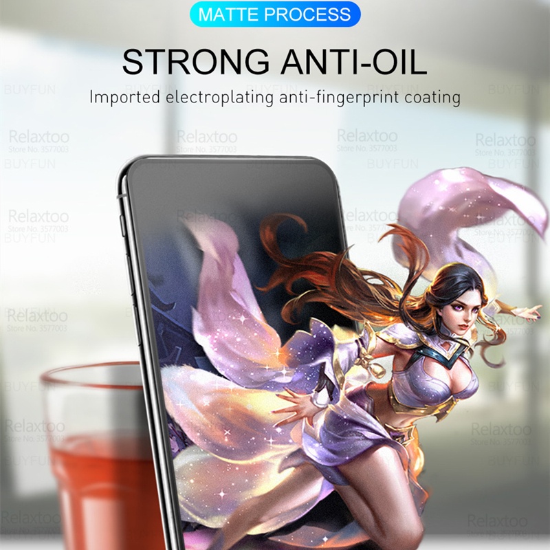 Ốp Điện Thoại Mặt Kính Cường Lực Chống Trầy Xước Chống Rơi Cho iPhone 14 Pro Max 14 Plus 11 13 Pro Max 12 Pro Max XR XS X 6 7 8 Plus