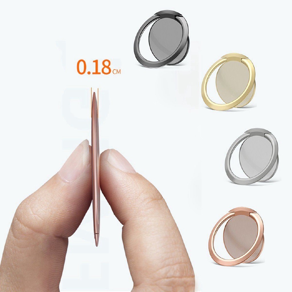 [Siêu Siêu Mõng] Giá Đỡ Điện Thoại Ring Kim Loại Cao Cấp - Giá Đỡ Nhẫn Ring E1 Hình ÔVan Đẳng Cấp | BigBuy360 - bigbuy360.vn