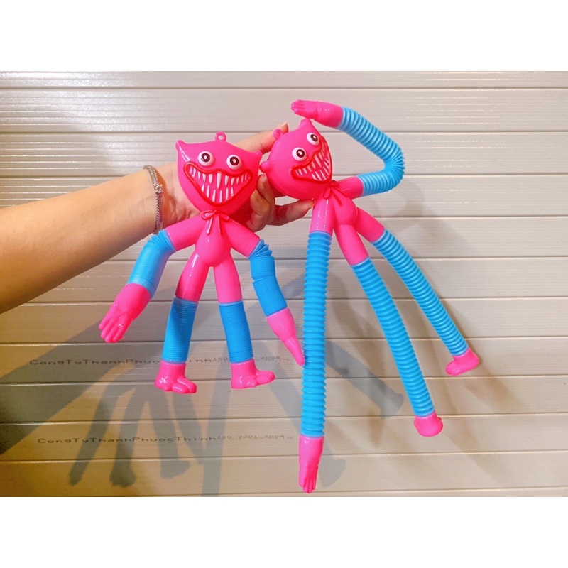 Huggy Wuggy Ống Lò Xo Biến Hình Có Đèn 2in1