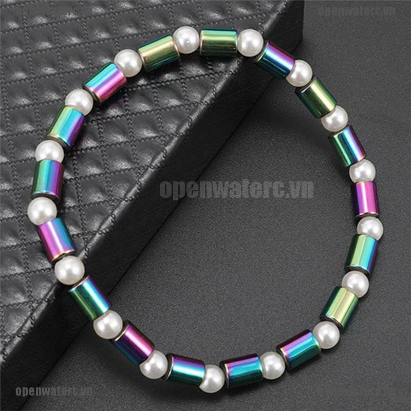 Lắc chân xỏ hạt đá hematite hỗ trợ giảm cân hiệu quả