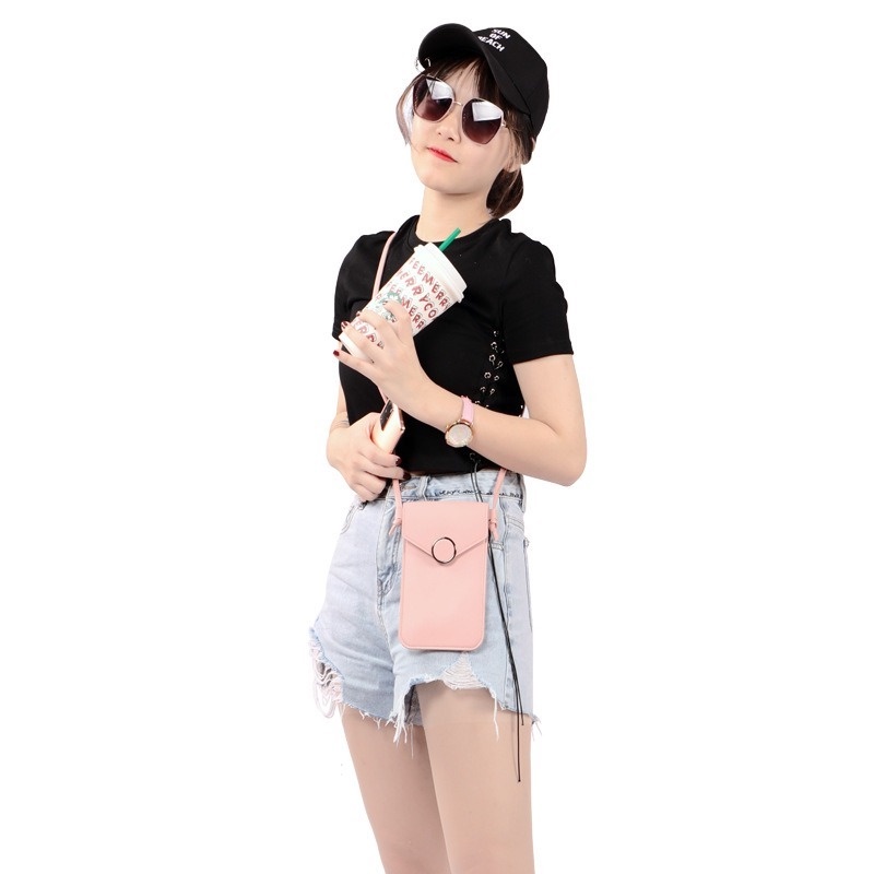 Túi Đeo Chéo Nhỏ Đựng Điện Thoại Phong Cách Thời Trang Mới