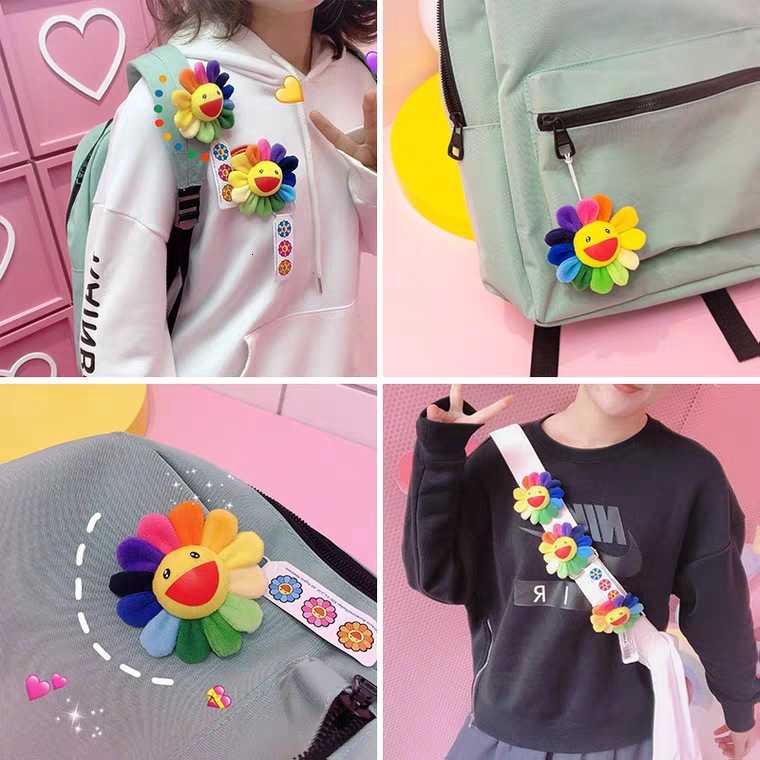 Ghim cài áo hình bông hoa 7 màu