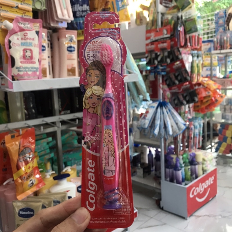 Bàn chải cho bé 5 - 9 tuổi Colgate Spiderman/Batman/Baby lông siêu mềm