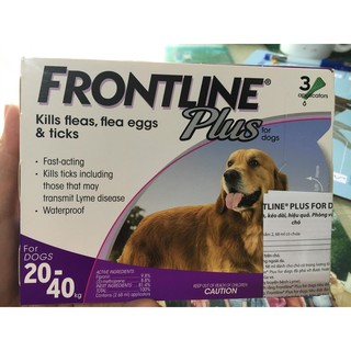 Nhỏ gáy trị ve giận Frontline chó từ 20kg-40kg
