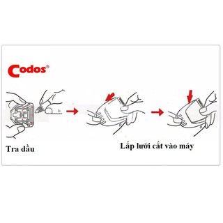 Lưỡi thay thế cho tông đơ Codos CHC-536