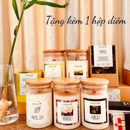 [ĐỦ 18 MÙI- 3 SIZE] Nến thơm tinh dầu cao cấp thơm phòng Candle Cup