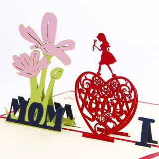 Thiệp 3D chúc mừng sinh nhật , lễ Valentine