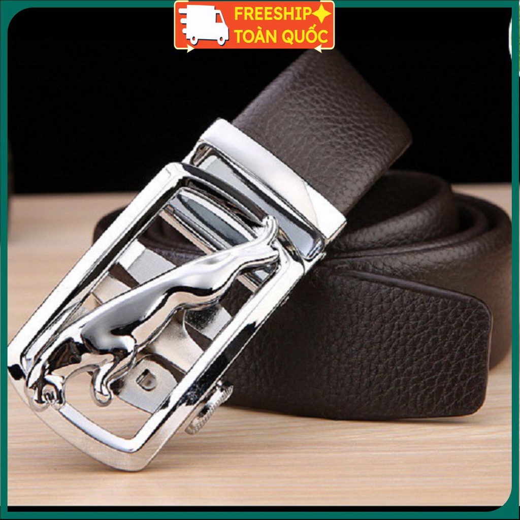 [Hàng Hiệu] Thắt Lưng Nam JAGUAR Thời Trang Cao Cấp Khóa Đúc Hợp Kim - Thắt Lưng Da Bò 100% Chính Hãng Đẳng Cấp Nam Tính