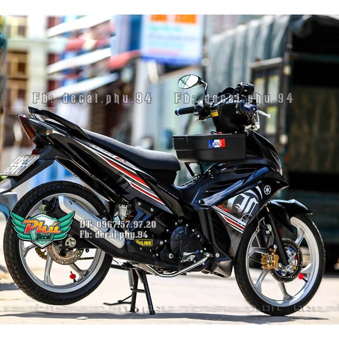 Tem rời Exciter 2011-2014 LC xám đen (V)