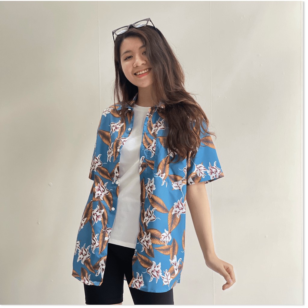 ÁO SƠ MI NAM NỮ,THIẾT KẾ HỌA TIẾT SIÊU NGẦU,CHẤT LIỆU VÃI THOÁNG MÁT KHÁNH AN STORE