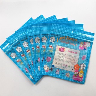 TÚI ZIP VUỐT MIỆNG - BAO BÌ ĐỰNG SQUISHY