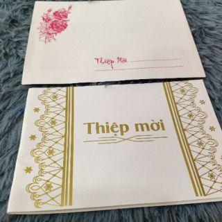 Thiệp mời ép kim 04125 10cái/xấp (SP000472)