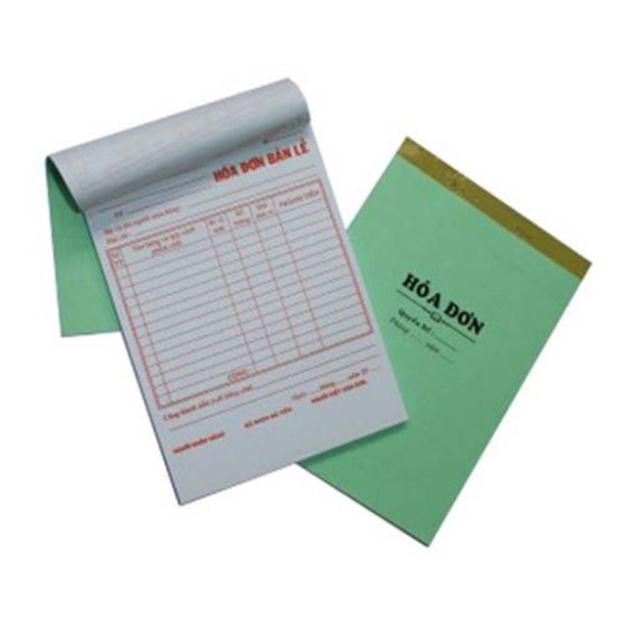 Hoá đơn bán lẻ 13x19 cm