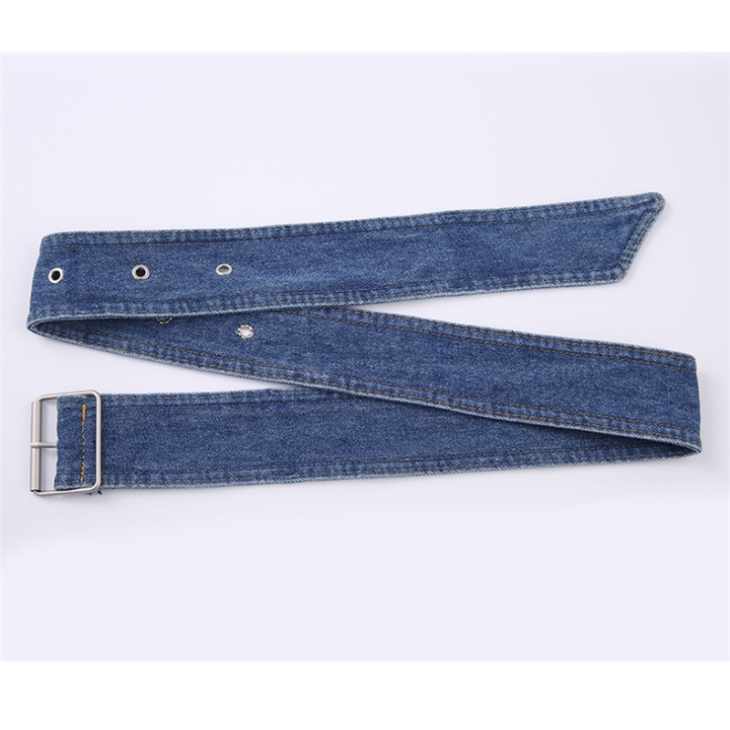 Dây Thắt Lưng Denim Phong Cách Cổ Điển Thời Trang Dành Cho Nữ