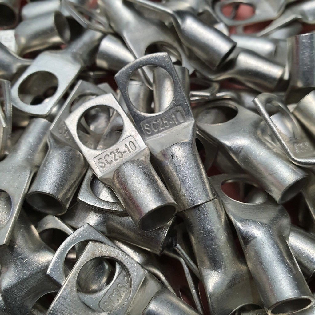 Đầu cos SC 25-6, 25-8, 25-10 đấu nối cáp điện