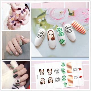 Sticker dán móng tay hình trái tim dễ thương