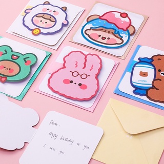 Thiệp chúc mừng, thiệp ghi lời chúc hoạt hình dễ thương