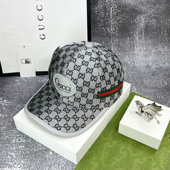 Nón kết, mũ lưỡi trai nam nữ GUCCI VIỀN DA vải đẹp thời trang cá tính