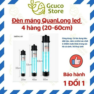 [BH BỂ 1 ĐỔI 1] Đèn UV Diệt sạch rêu, tảo Hồ Cá cực hiệu quả,