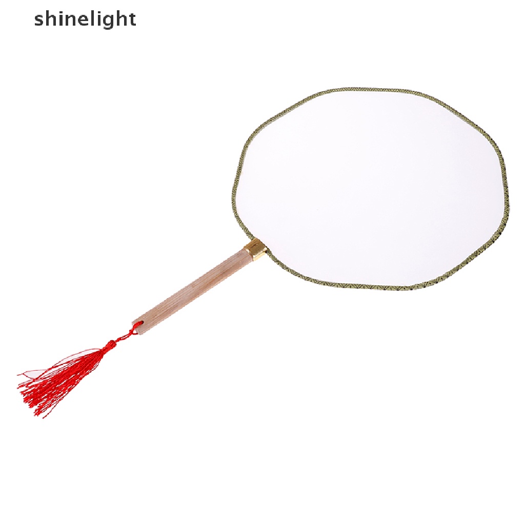 Quạt Cầm Tay Màu Trắng Thanh Lịch DIY