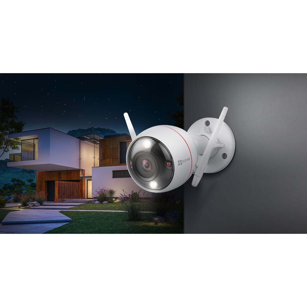 Camera WiFi Ngoài Trời EZVIZ C3W 2MP 1080P Night Color - Sản phẩm cao cấp của HIKVISION - Bảo Hành Chính Hãng 2 Năm