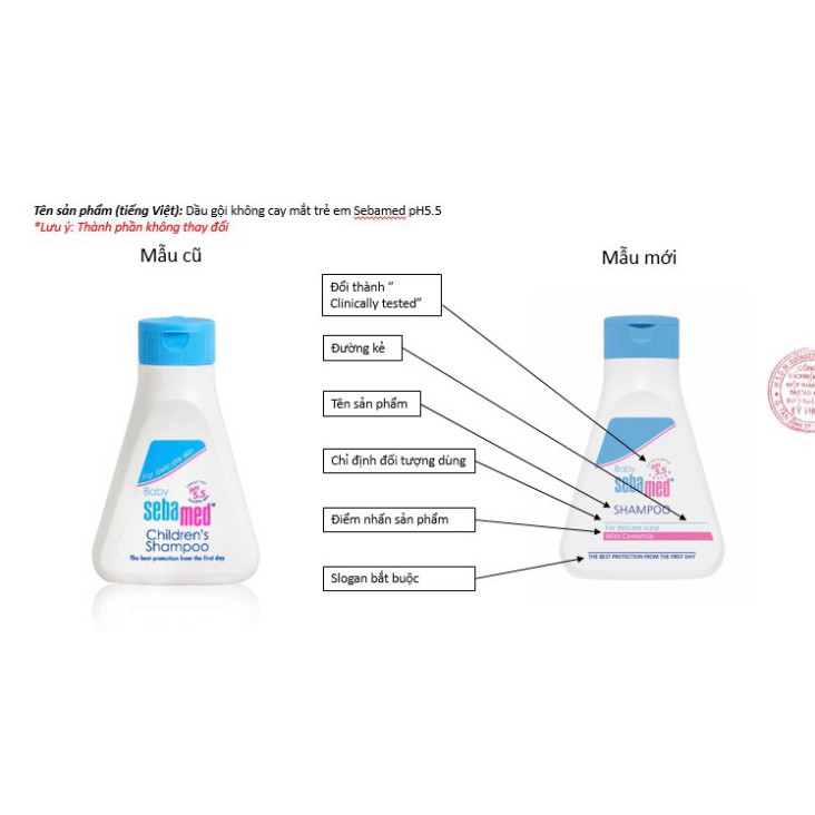 [CHÍNH HÃNG] Sebamed Dầu Gội Dịu Nhẹ Không Cay Mắt Bé Baby Children's Shampoo pH5.5