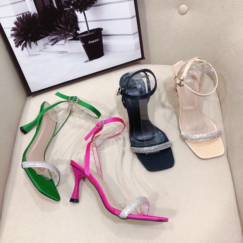 GIÀY SANDAL QUAI ĐÁ GÓT NHỌN 7 PHÂN