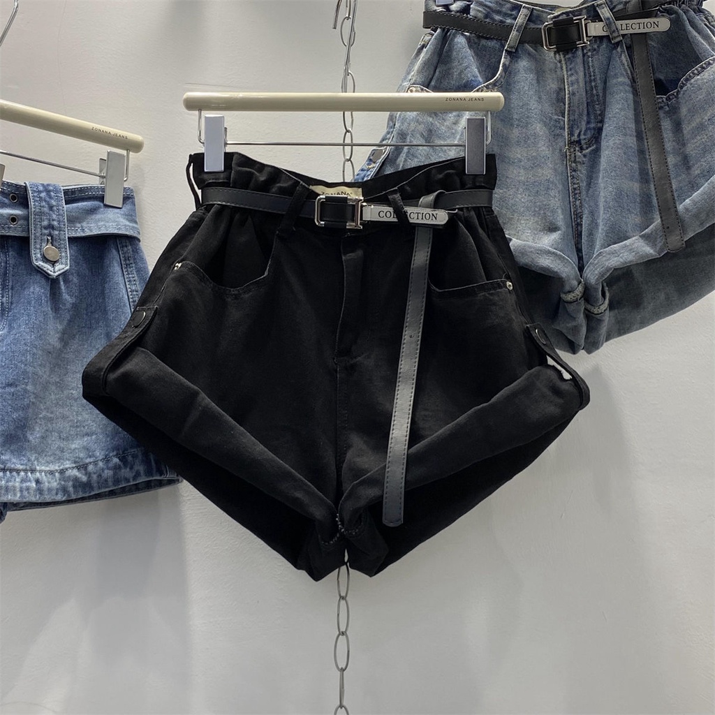 Quần short denim JSC ống rộng lưng cao thời trang mùa hè dành cho nữ