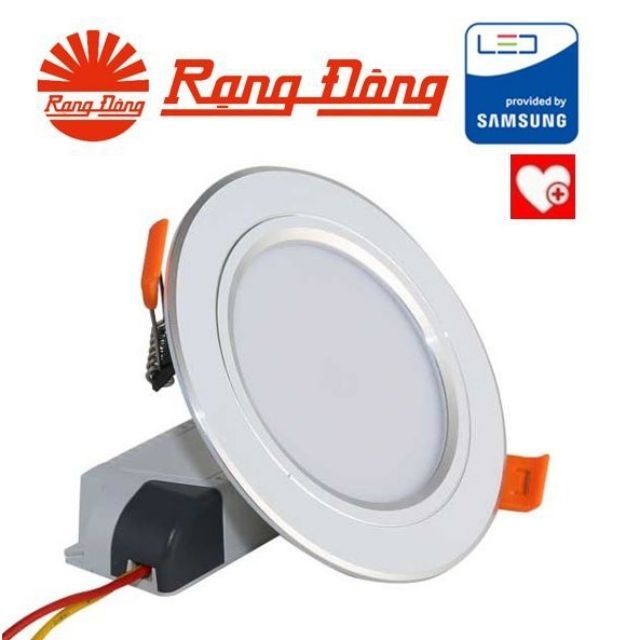 🎅 FREESHIP Đèn LED âm trần downlight đổi màu 7W Model: D AT10L ĐM 90/7W