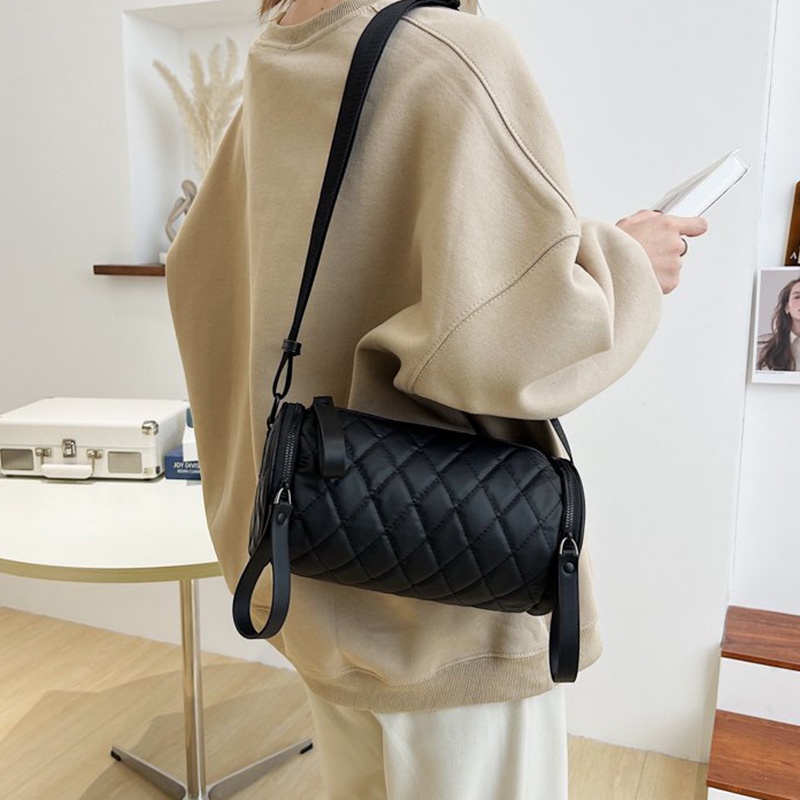 Túi đeo vai IELGY họa tiết hình thoi thời trang cho nữ