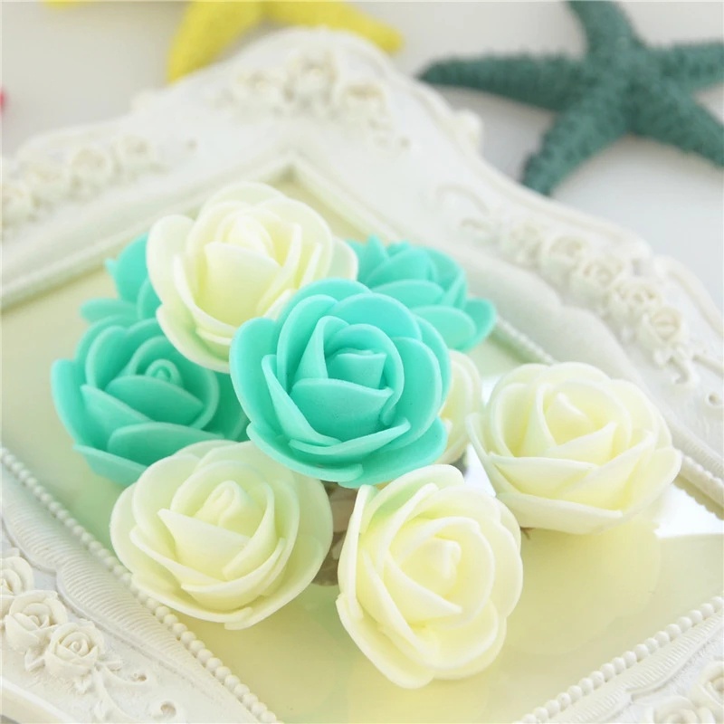 Set 60 Hoa Hồng Giả 3.5cm Trang Trí Đa Dụng Chất Lượng Cao