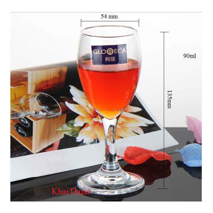 Bộ ly thủy tinh uống rượu vang GL3988 | BigBuy360 - bigbuy360.vn