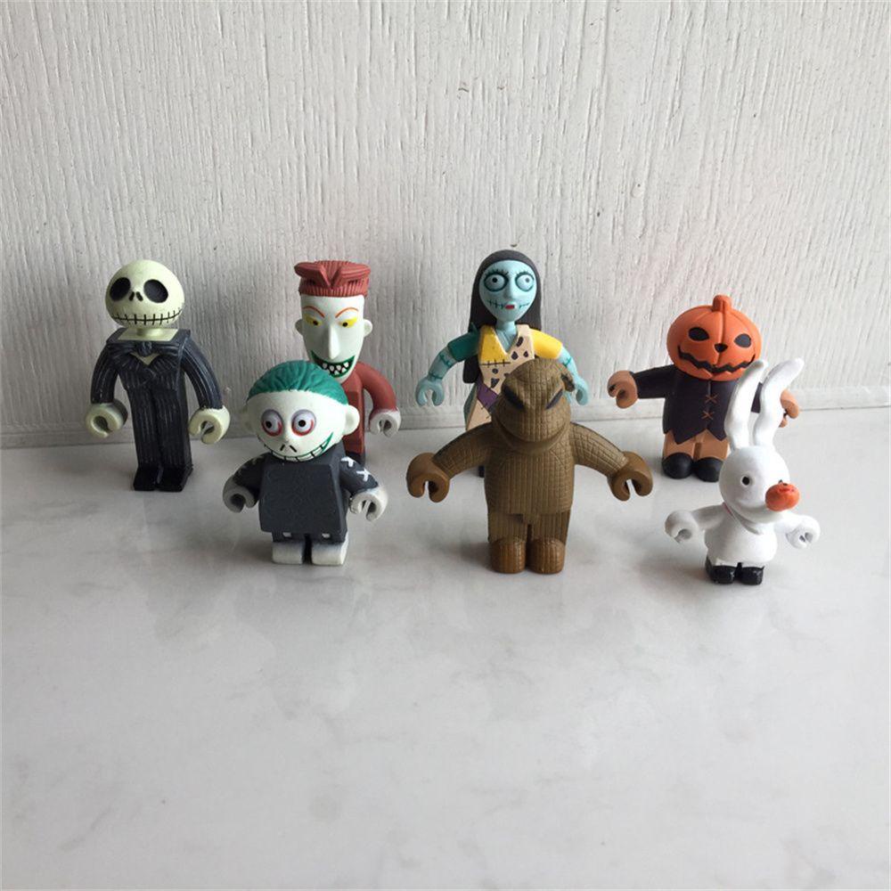 DARNELL Mô Hình Đồ Chơi Jack Skellington Bằng PVC Trang Trí Bảng Điều Khiển Cho Trẻ Em