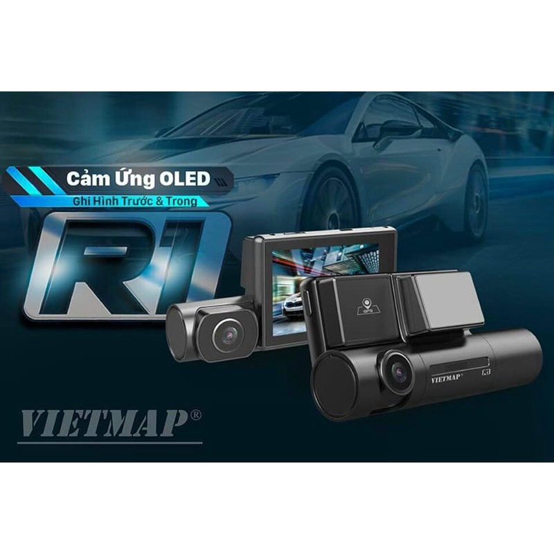 Camera hành trình Vietmap R1- Màn hình cảm ứng OLED, ghi hình trước và trong xe | BigBuy360 - bigbuy360.vn