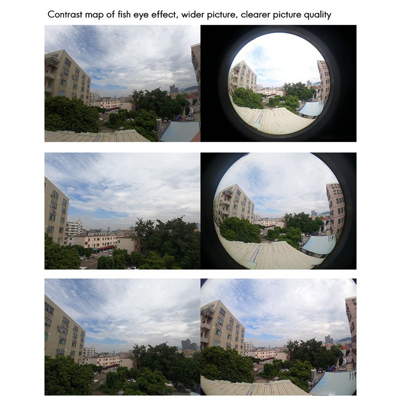New Stock Fisheye Lens Filter 180° Super Wide Angle for GoPro Hero9 Camera