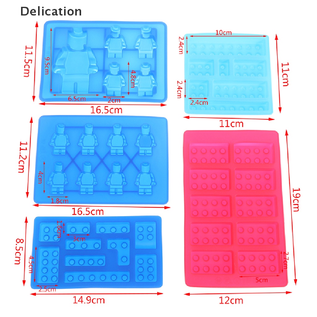 Khuôn silicone làm bánh thiết kế hình người máy 3D độc đáo dễ thương
