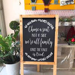 Bảng đen menu viết phấn 1 mặt đơn loại đứng