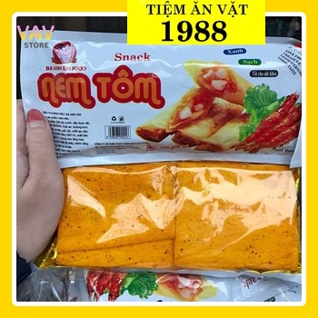 5 Gói Nem Tôm Đồ Ăn Vặt Cay Ngon Hấp Dẫn Giá Rẻ Cổng trường