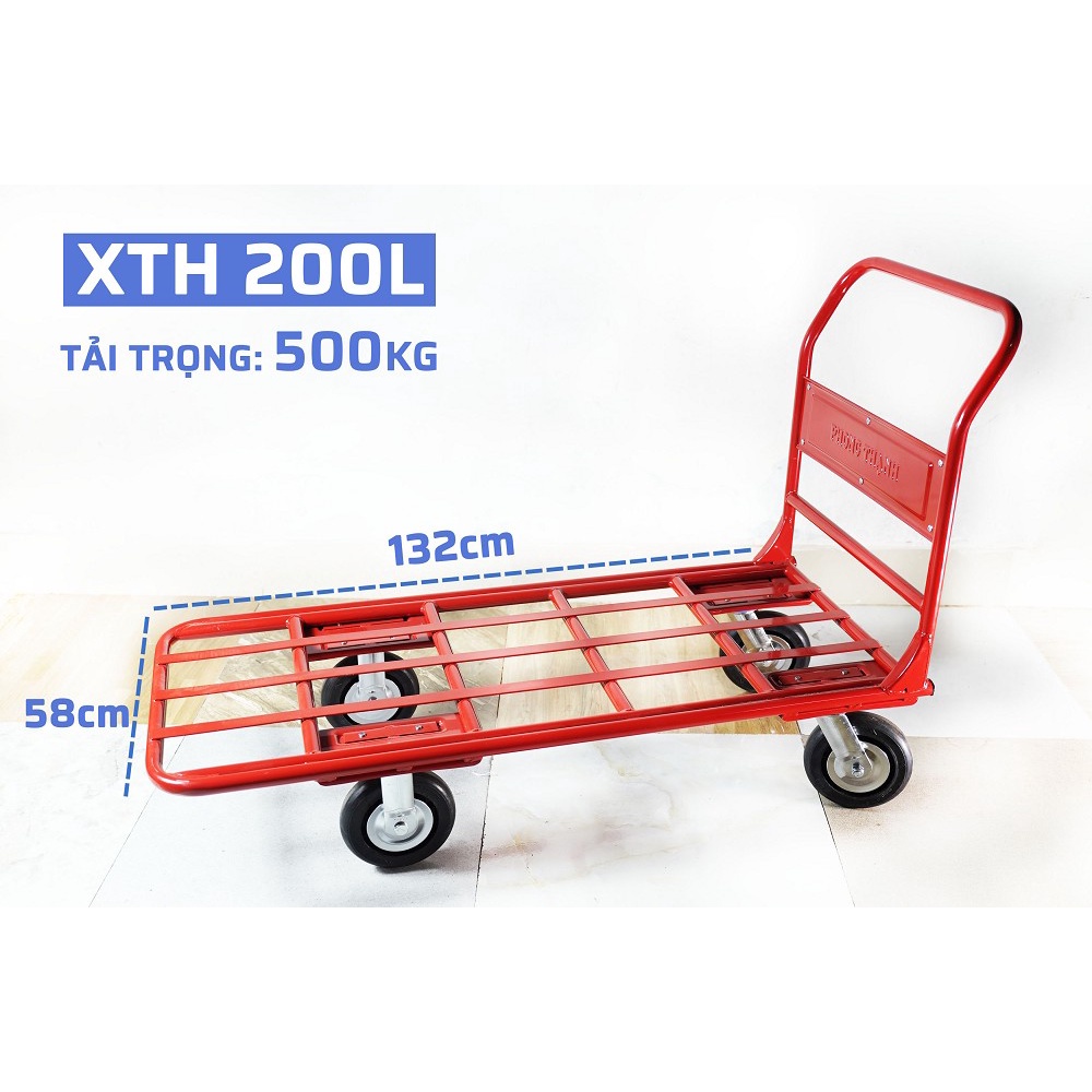 Xe đẩy hàng tay 4 bánh Phong Thạnh XTH 200L