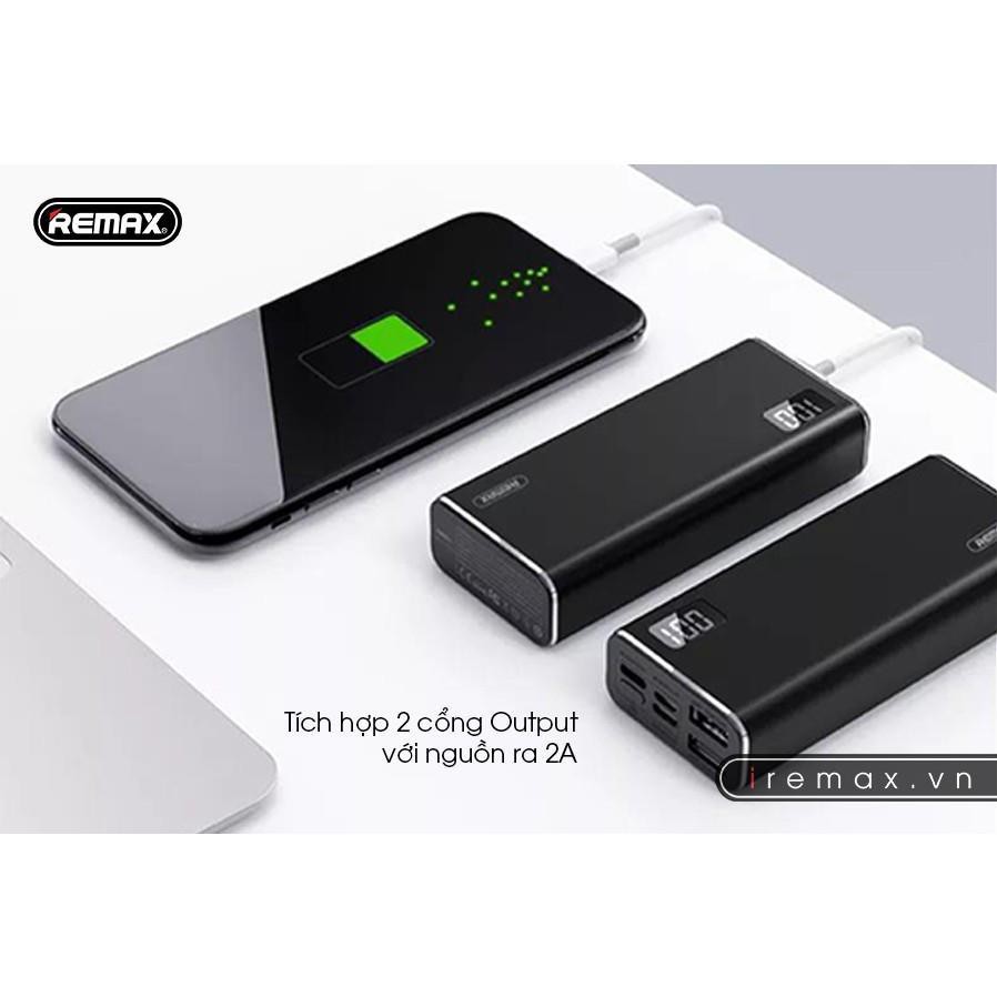 Pin sạc dự phòng Remax RPP-155 10000mAh Hồng Anh Case