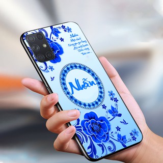 Ốp lưng kính Galaxy Samsung A72, Ốp điện thoại cao cấp BAPSHOPPE