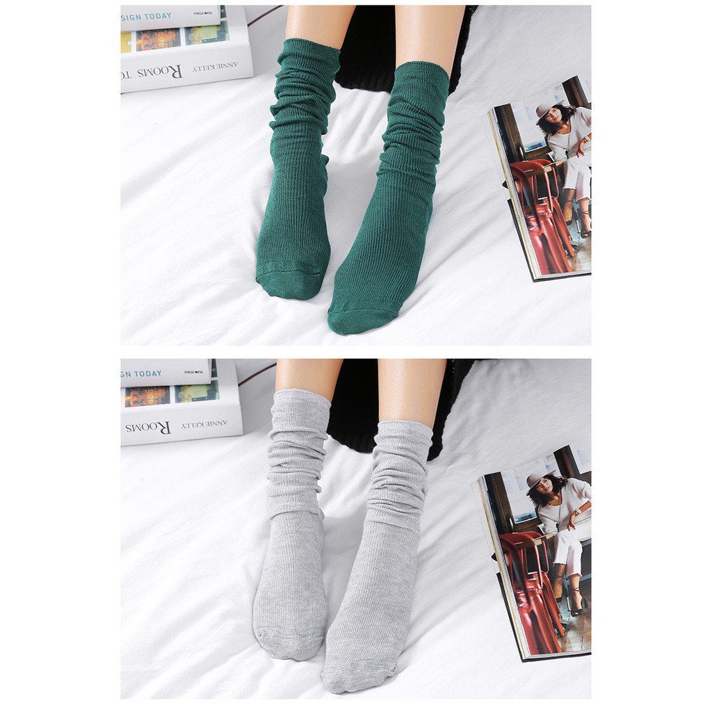 Tất Nữ Cotton Cổ Nhún Cotton Thời Trang Nhật Bản ( TN : 151 ).