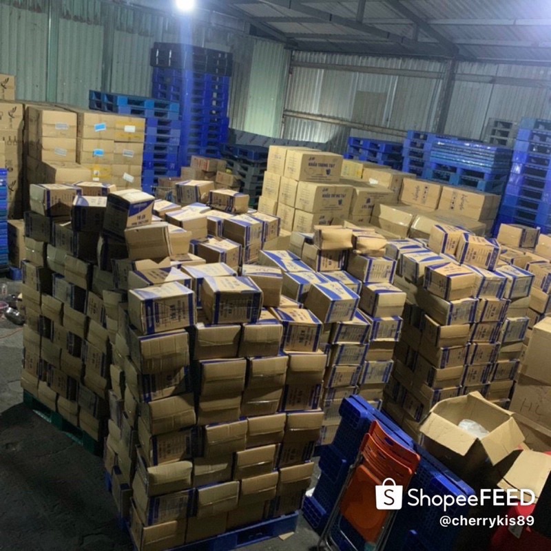 Thùng 300 cái Khẩu Trang KF94 chuẩn loại 1 dày 4 lớp không xù kháng khuẩn 99%
