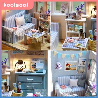 Nhà gỗ búp bê thu nhỏ 1/24 DIY